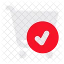 Approve Trolley Shopping Trolley Icon