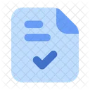 Approve Test Text Icon