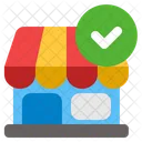 Approve Online Store Shopping Icon