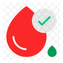 Approve Check Blood Approve Blood Icon