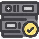 Check Approve Database Approve Server Icon