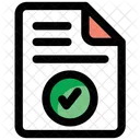 Data Approved File Icon