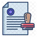 Approve Document Verify File Approval File Icon