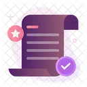 Approve Document Icon