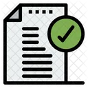 Approve Document  Icon