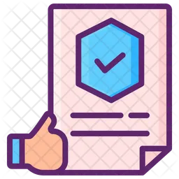 Approve Document  Icon