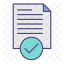 Approve Document  Icon
