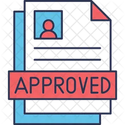 Approve document  Icon