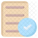 Approve Document  Icon