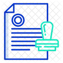 Approve Document  Icon