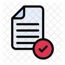 Approve File Approve Document Check File Icon