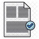 File Correct Paper Icon