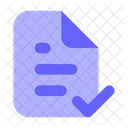 Approve File  Icon