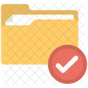Folder With Check Icon