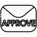 Approve mail  Icon