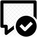 Approve Message Check Message Chat Icon