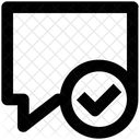 Approve Message  Icon