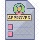 Approve Resume  Icon