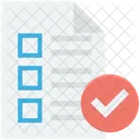 Approved Checklist Plan Icon