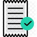 Approved Approved Receipt Approved Bill Icon