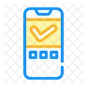 Approved Mark Mobile Icon