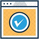 Approved Webpage Website Icon