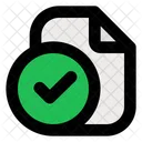 Approved File Document Icon