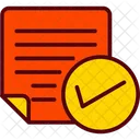 Approved Approved Document Tick Icon