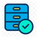 Verified Archive Verified Data Verified Document Icon
