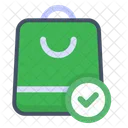 Approved Bag Bag Shopping Icon