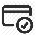 Credit Card Checked Icon