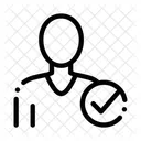 Character Silhouette Man Icon