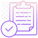 Approved Clipboard  Icon