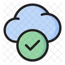 Approved Cloud  Icon