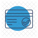 Approved Credit Card Verified Card Approved Card Icon