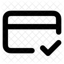 Approved Credit Card  Icon