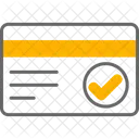 Approved Credit Card  Icon