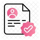 Approved Cv Approved Profile Approved Resume Icon