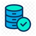 Verified Database Verified Data Approved Data Icon