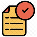 Document Approved Verify Icon