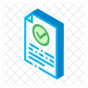 Document Paper Check Icon