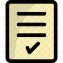 Stamped Document Approved Icon