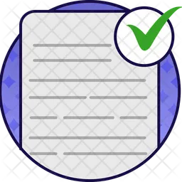 Approved document  Icon