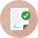 Approved Documents Sheet Icon