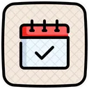 Approved Event Calendar Tick Icon