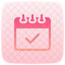 Approved Event Calendar Tick Icon
