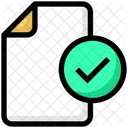 File Approved Tick Icon