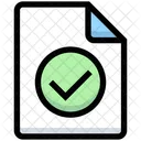 Approved File Check File Document Icon