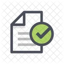 Check File Check Document Approved Document Icon