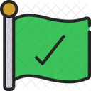Approved Flag  Icon